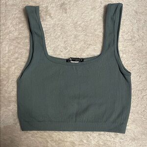 Zara Ribbed Tank Top - Teal